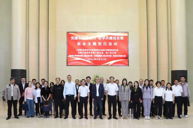黨建引領(lǐng)聚合力 聯(lián)學(xué)共建促發(fā)展&mdash;&mdash;集團(tuán)機(jī)關(guān)黨支部與人民銀行青海省分行、招商銀行部分黨支部共同開展主題黨日活動(dòng)