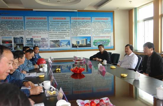 劉崇珩、馮志洪蒞臨青海物產(chǎn)北川工業(yè)物流園參觀